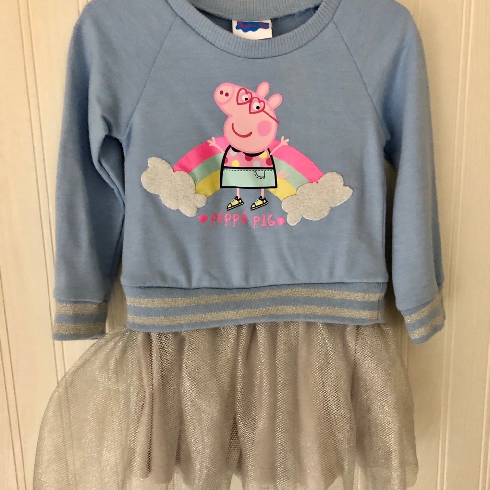 Long sleeve Peppa Pig tutu dress